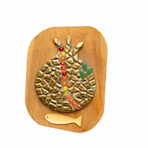 Golden Mosaic Pomegranate