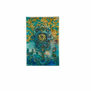 Hamsa of Peace Epoxy Artwork